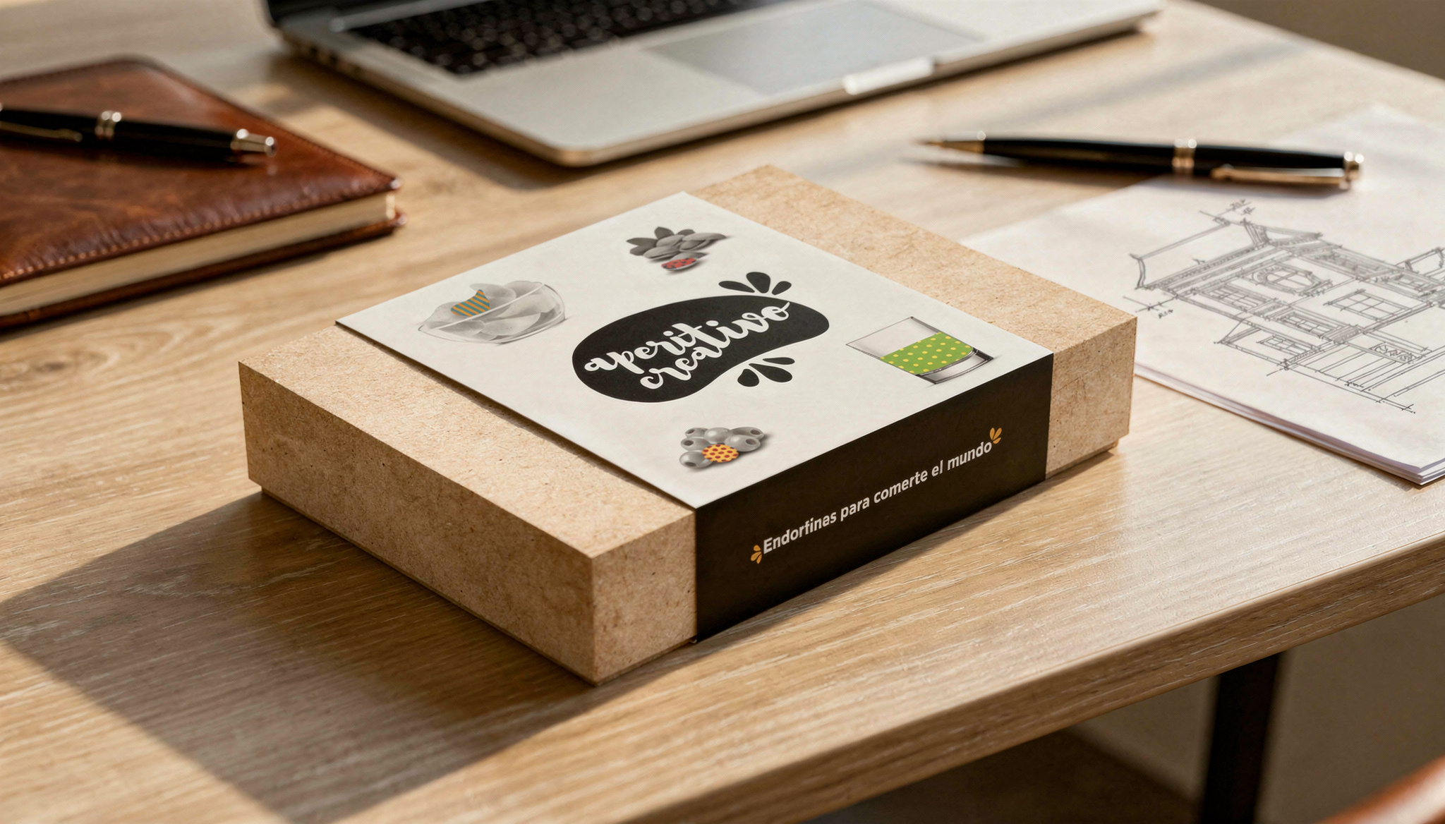  Como parte de una campaña de captación de leads en redes sociales, desarrollamos un welcome pack de conexión de marca pensado para compartir un aperitivo creativo durante una call online. Un ritual sencillo para romper el hielo y descubrir juntos nuestra propuesta estratégica desde una experiencia cercana y memorable.