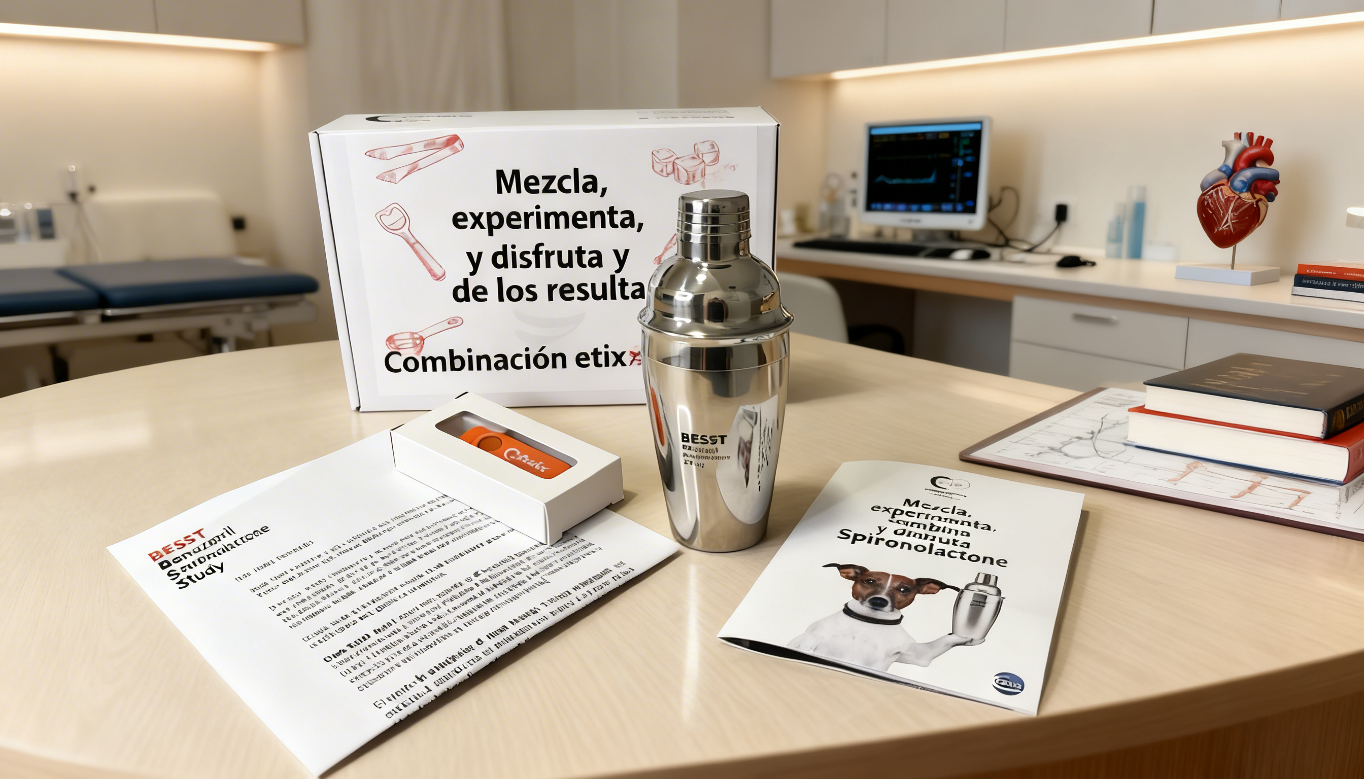 Este welcome pack es la pieza clave de un evento online dirigido a cardiólogos veterinarios. El kit, previamente enviado, incluía los elementos necesarios para preparar cócteles mientras se compartían resultados científicos y se escuchaba a expertos. Una forma distinta de transformar un encuentro profesional en una experiencia participativa.